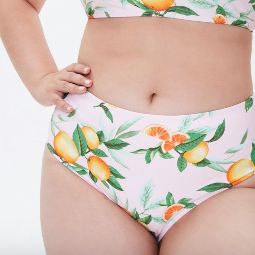 Orange Bikini Bottoms | 3X, Plus Size